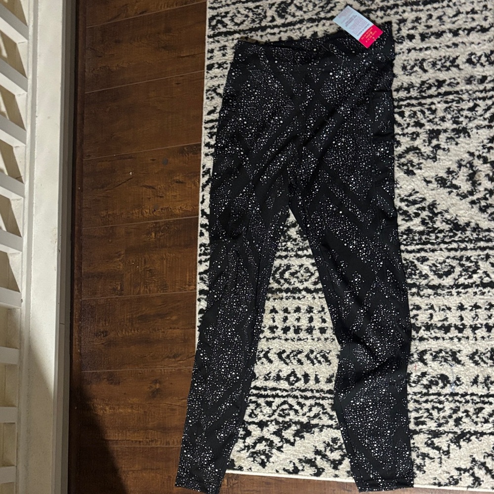 Woman’s Black Sparkle Leggings - Brand torrid